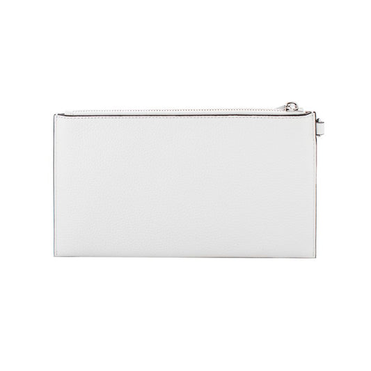 Michael Kors White Leather Clutch Bag Michael Kors