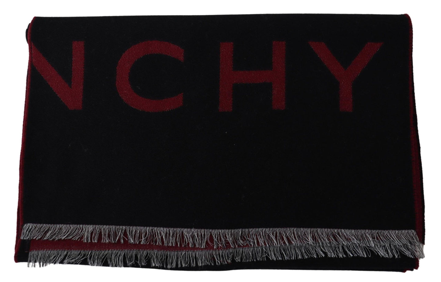 Givenchy Elegant Unisex Wool Silk Blend Scarf - MARANOS