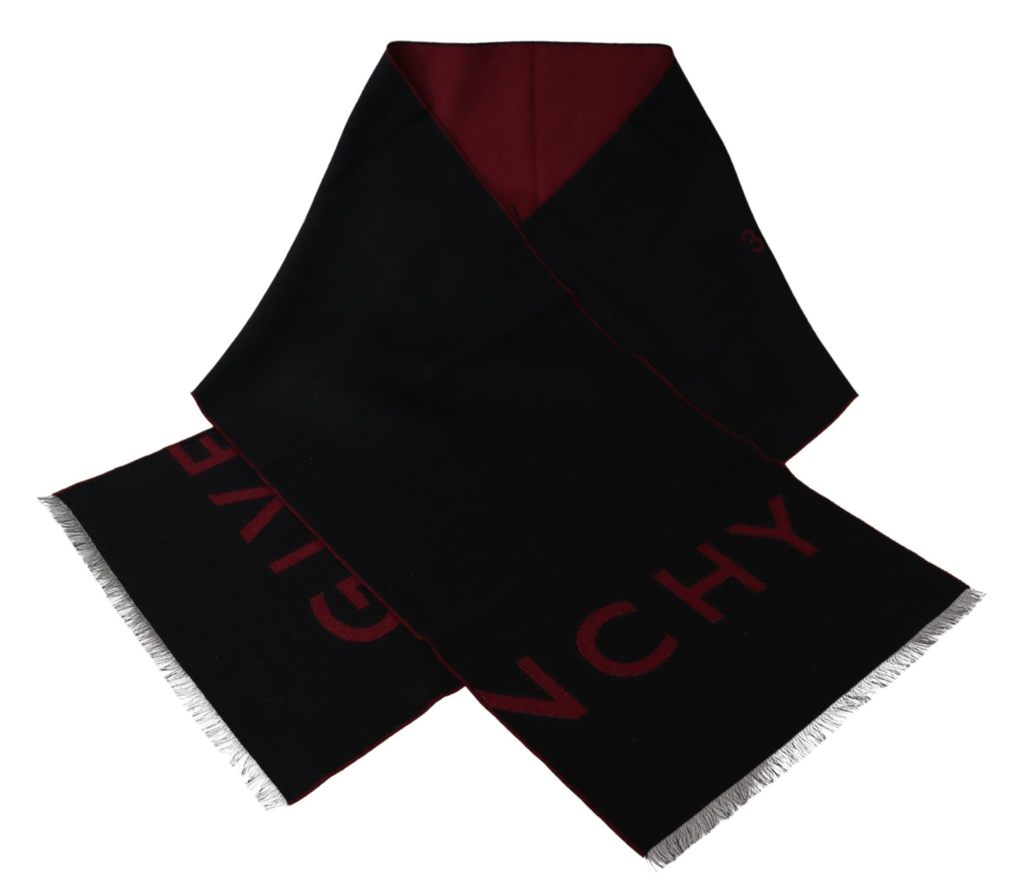 Givenchy Elegant Unisex Wool Silk Blend Scarf - MARANOS