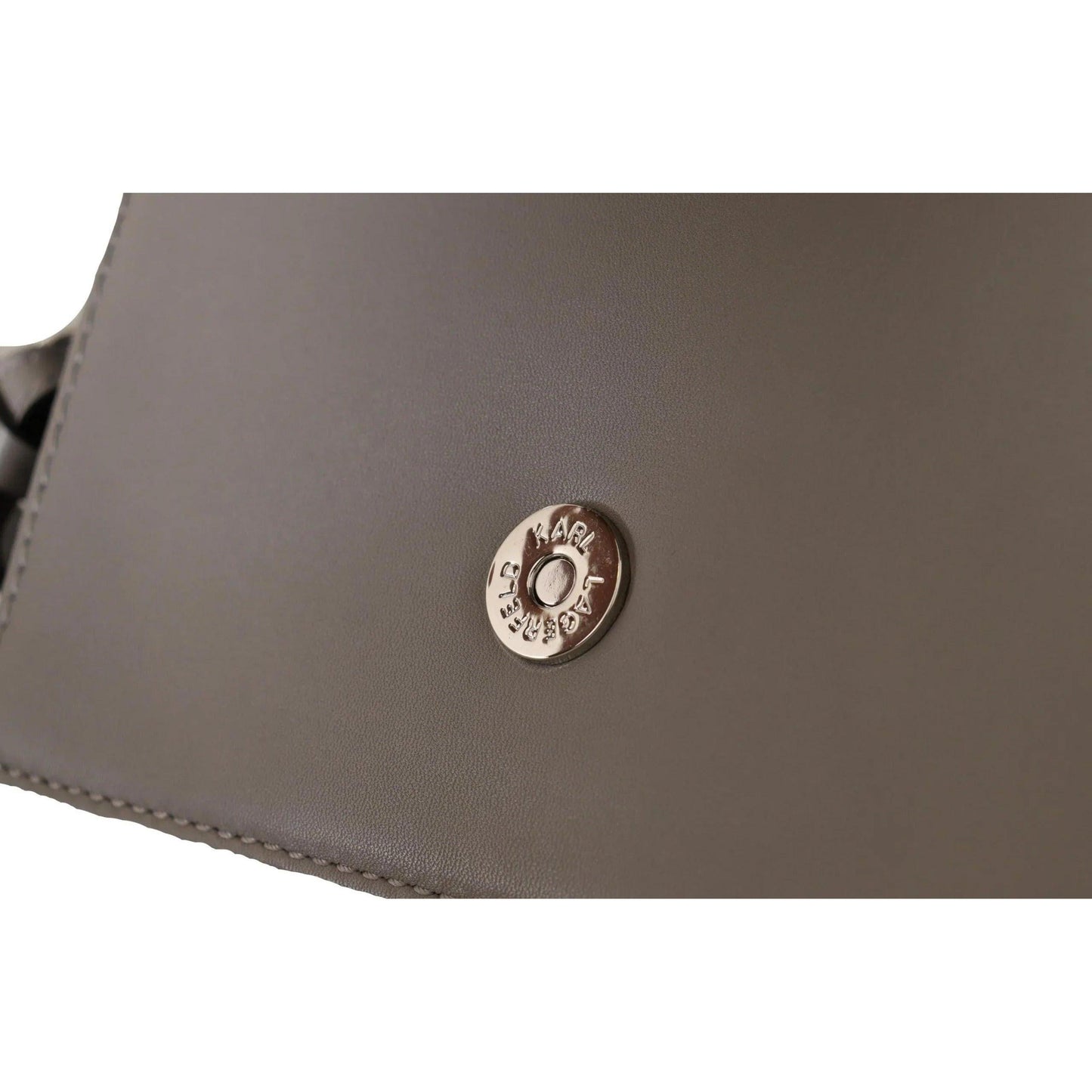 Karl Lagerfeld crossbodytas in grijs leer - MARANOS