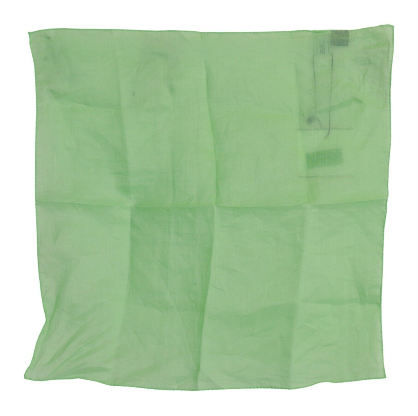 Versace Elegant Apple Green Linen Scarf Versace