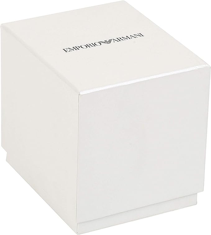 Emporio Armani Elegant Two-Tone Crystal Pave Horloge