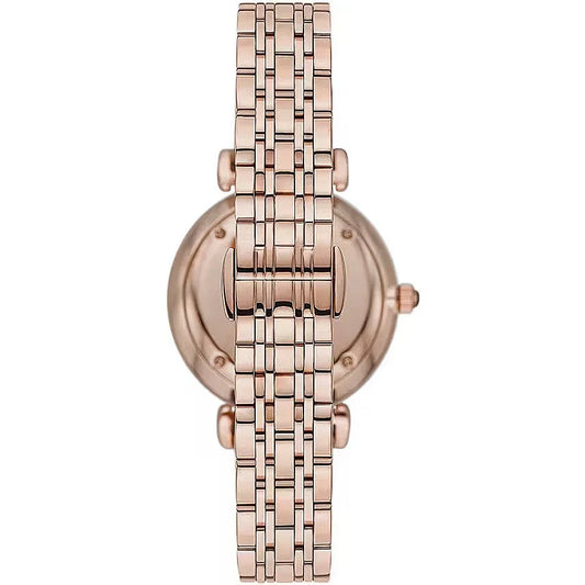 Emporio Armani Elegant Rose Goud-Tone Dames Horloge - MARANOS
