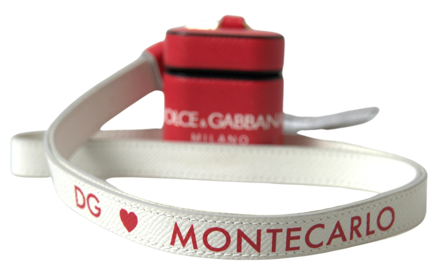 Dolce & Gabbana elegante AirPods-hoes van rood leer Dolce & Gabbana