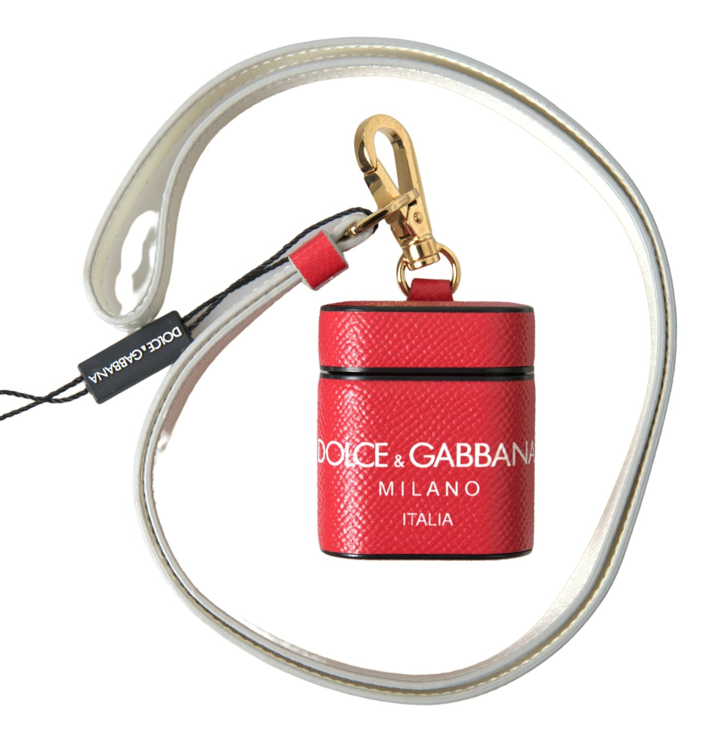 Dolce & Gabbana elegante AirPods-hoes van rood leer Dolce & Gabbana