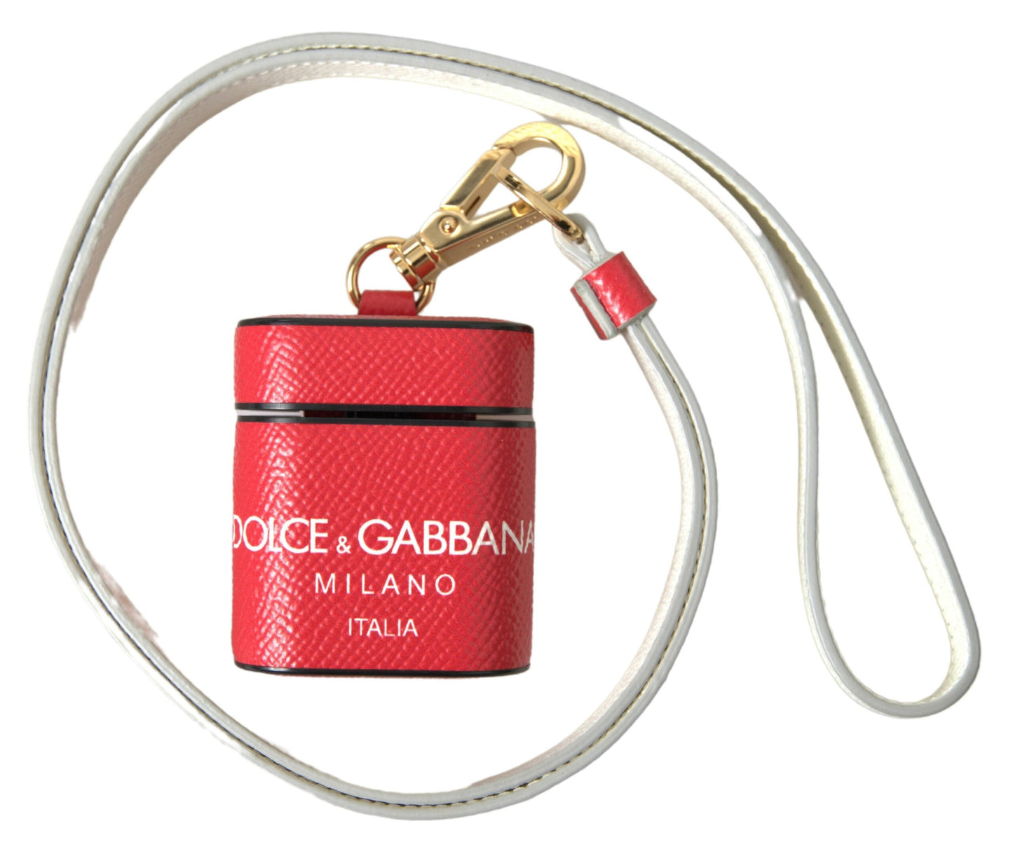 Dolce & Gabbana elegante AirPods-hoes van rood kalfsleer Dolce & Gabbana