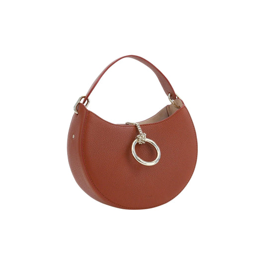 Chloé Sepia Bruin kleine Arlène Leren Schoudertas - MARANOS