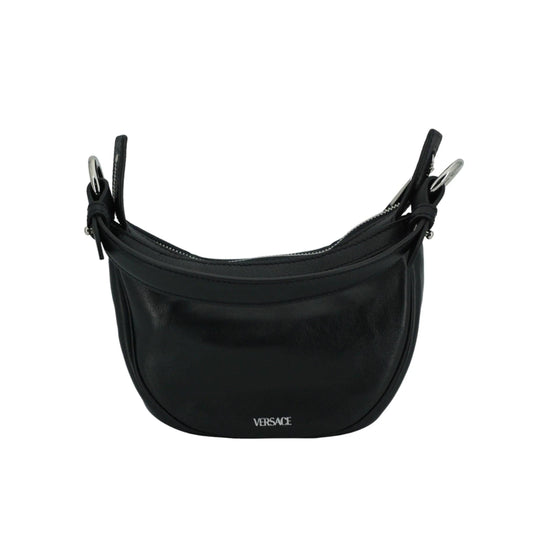 Versace Elegant Zwart kleine Hobo Schoudertas - MARANOS