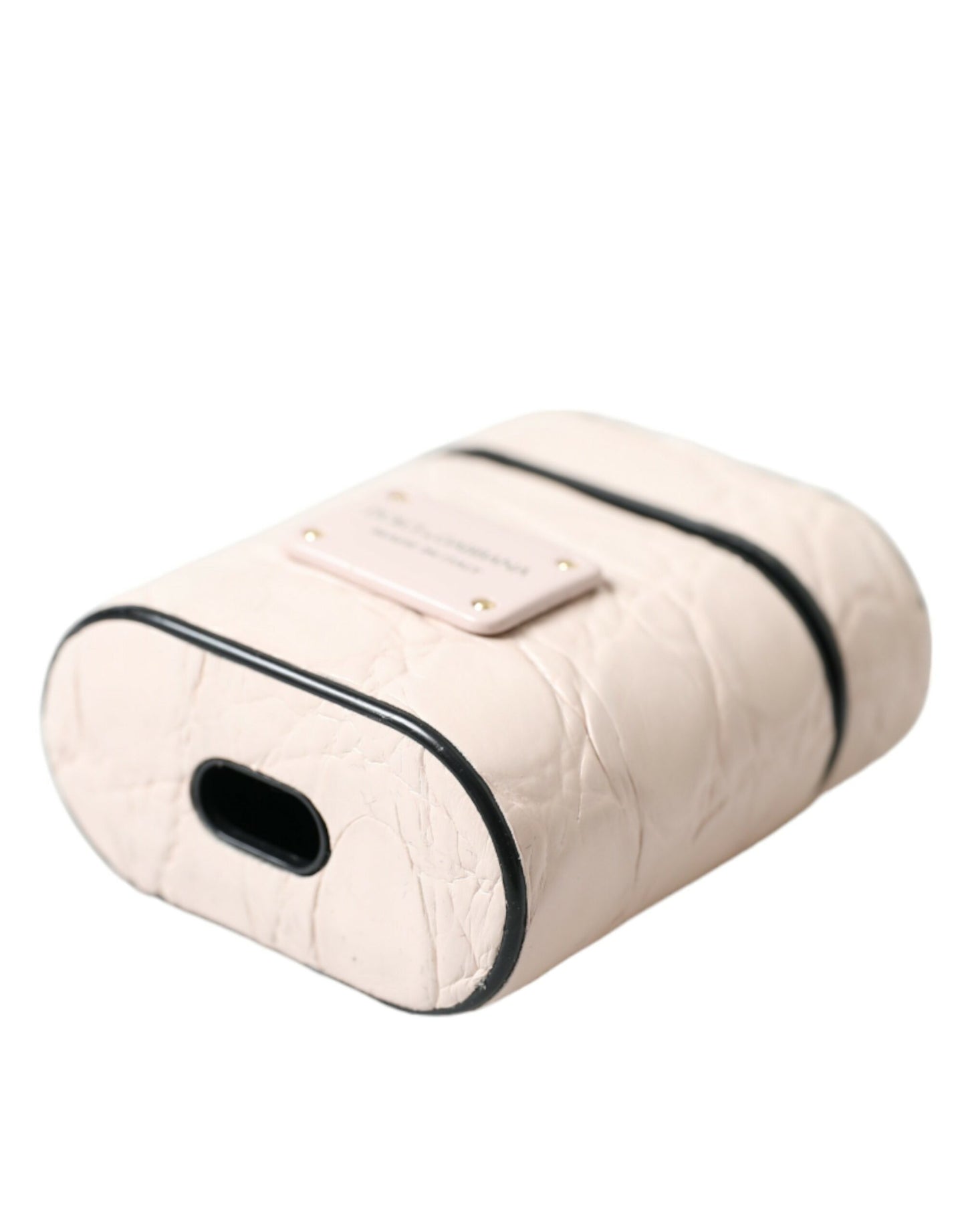 Dolce & Gabbana elegante AirPods-hoes van lichtroze leer