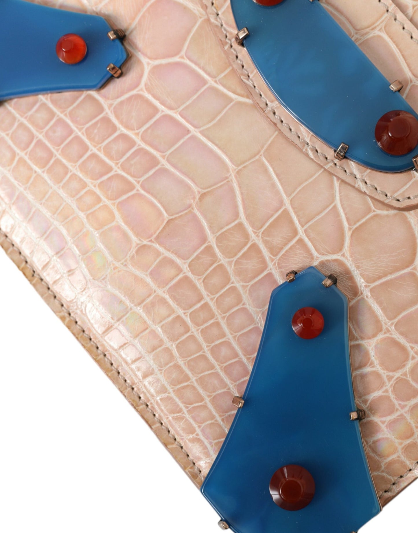 Balenciaga Elegant kleine ketting Beige Clutch Balenciaga