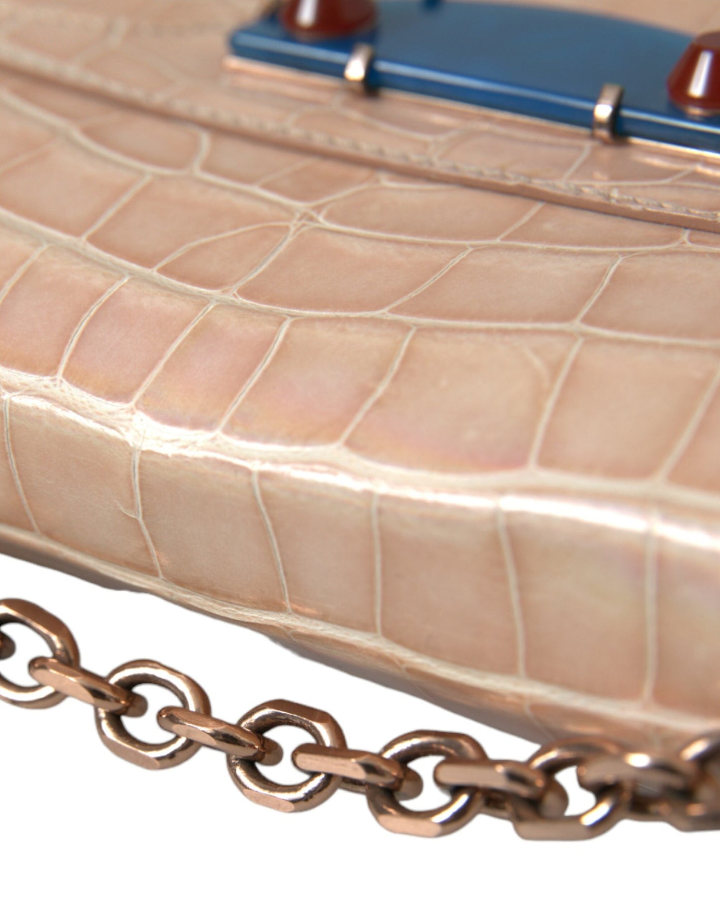 Balenciaga Elegant kleine ketting Beige Clutch Balenciaga