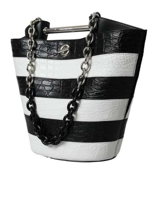 Balenciaga Chic krokodillenleren maxi bucket bag - MARANOS