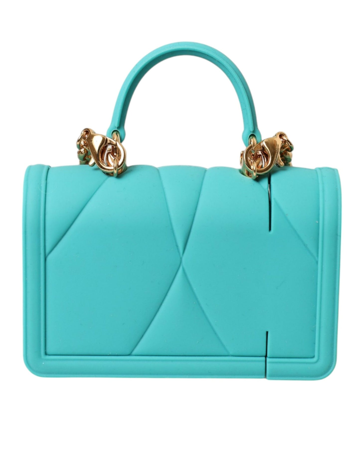 Dolce & Gabbana Turquoise Silicone Devotion Heart Cover Tas Airpods Etui