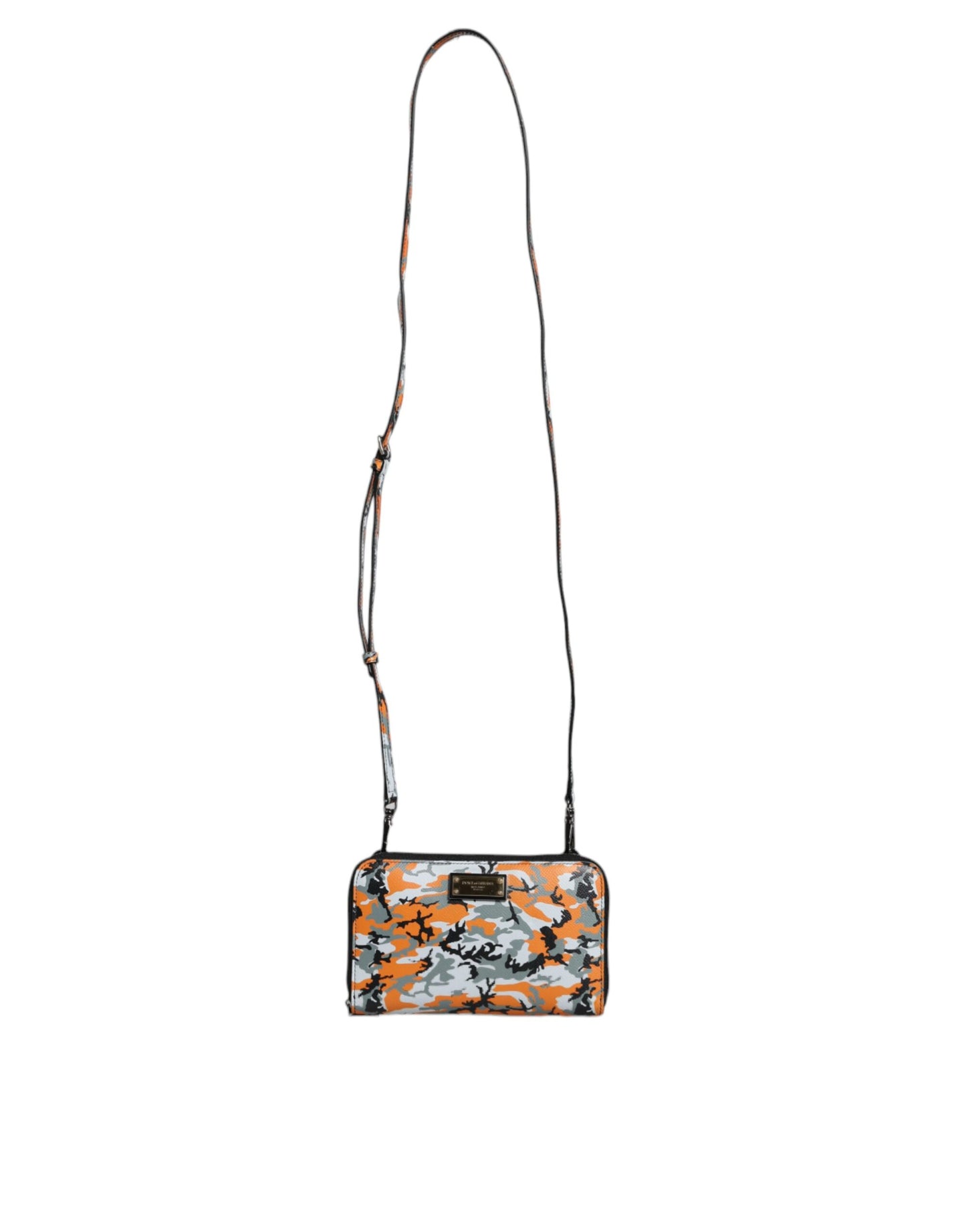 Dolce & Gabbana Multicolor Camouflage Leren Purse Cross Body Tas