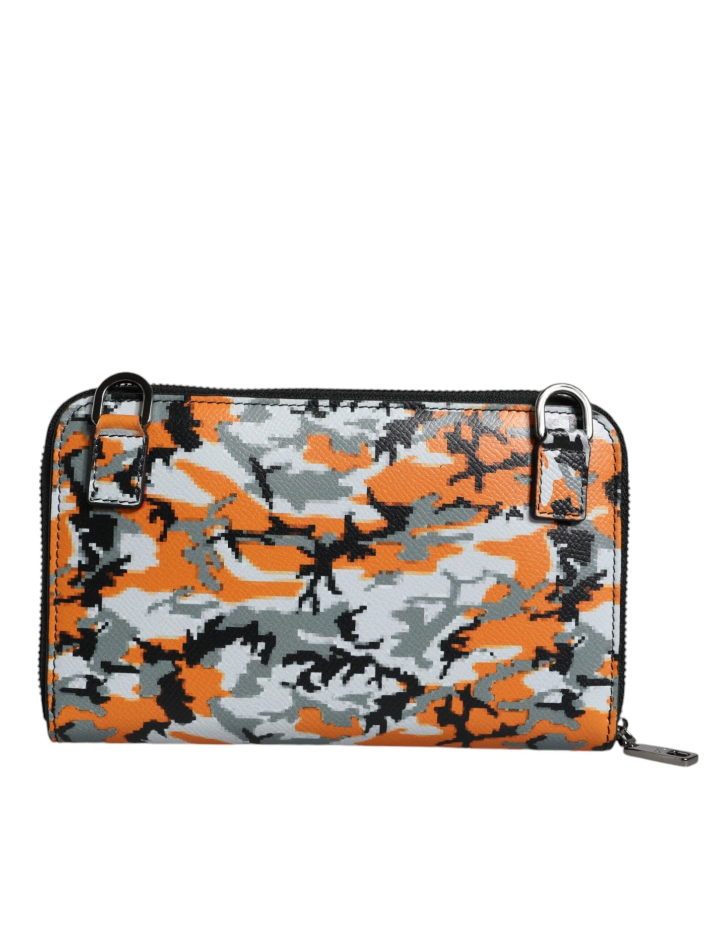Dolce & Gabbana Multicolor Camouflage Leren Purse Cross Body Tas