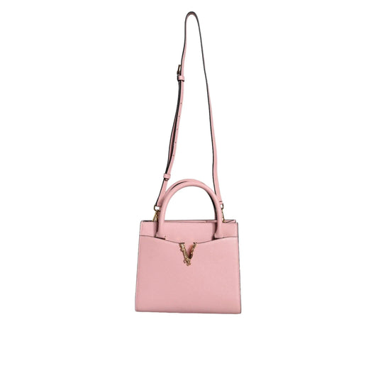 Versace Roze kleine Top Handle Leren crossbody Tas - MARANOS