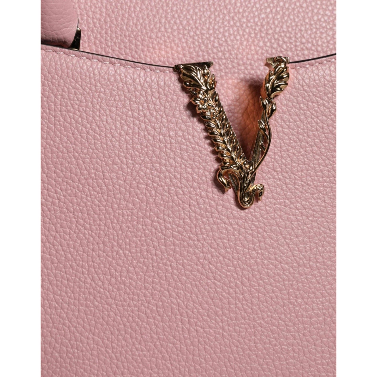 Versace Roze kleine Top Handle Leren crossbody Tas - MARANOS