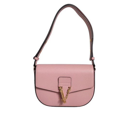 Versace Roze Leren logo crossbody Schoudertas - MARANOS