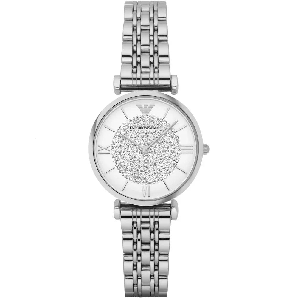 Armani Zilver Roestvrij staal Horloge - MARANOS