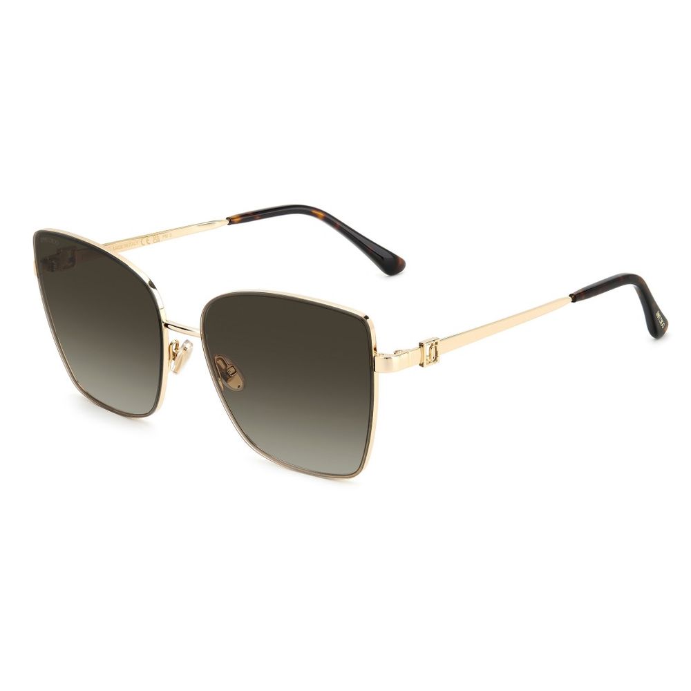 Jimmy Choo Goud Metaal Zonnebril