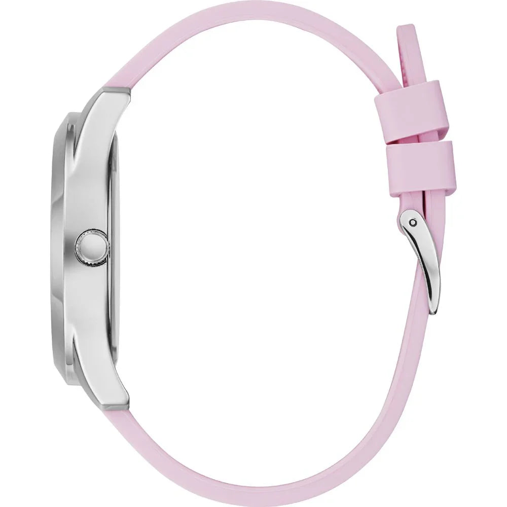 Guess horloge met roze rubberen band - MARANOS