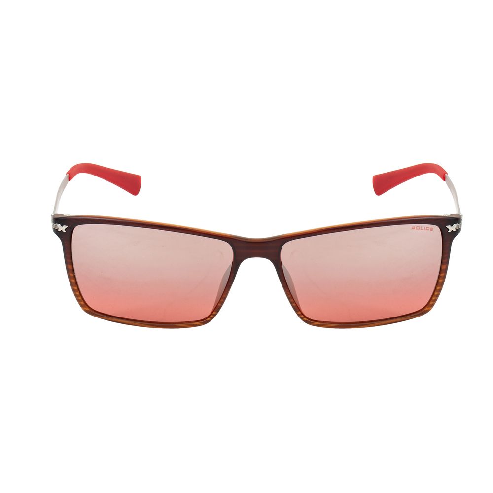 Police Red Injected Sunglasses Police