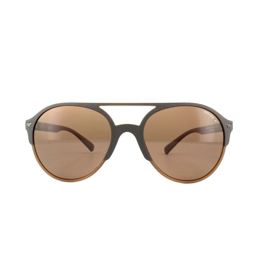 Police Brown Injected Sunglasses Police