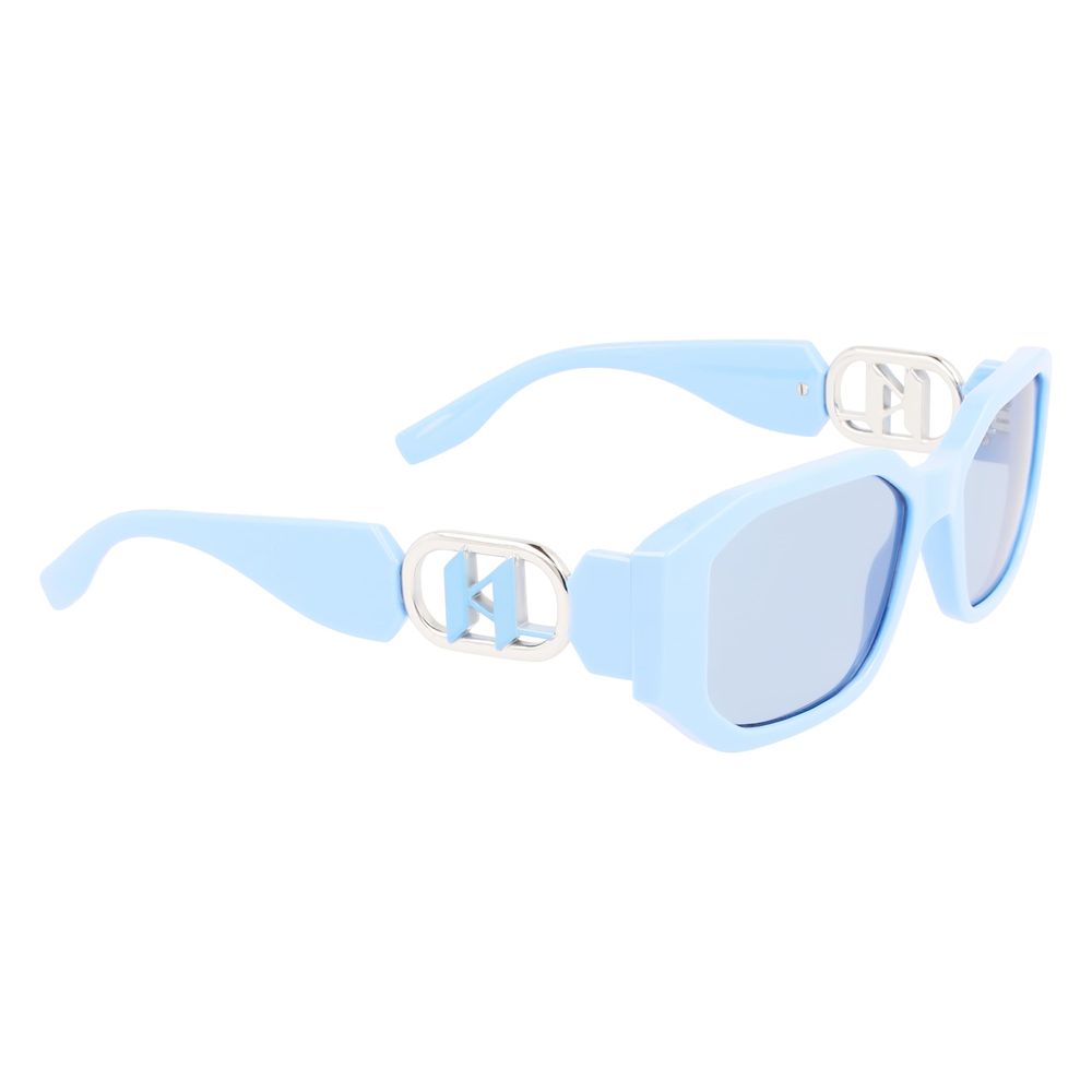Karl Lagerfeld zonnebril in blauw Karl Lagerfeld