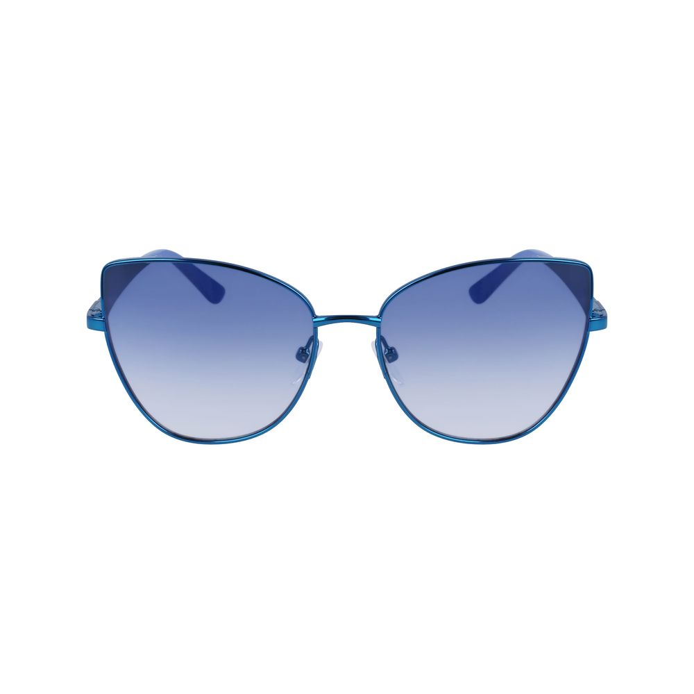 Karl Lagerfeld zonnebril in blauw metaal Karl Lagerfeld