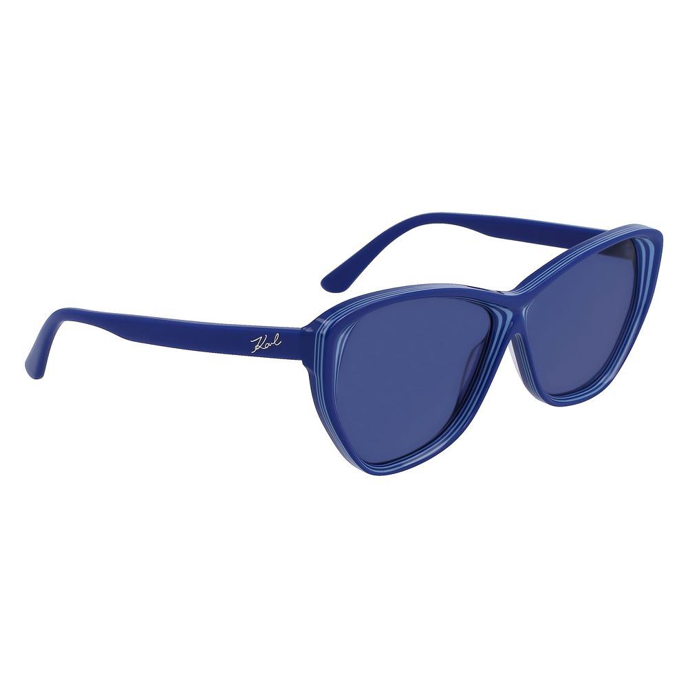 Karl Lagerfeld zonnebril in blauw Karl Lagerfeld