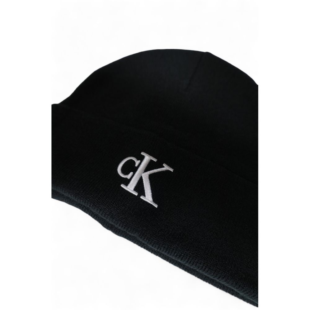 Calvin Klein Black Recycled Polyester Hats & Cap - MARANOS