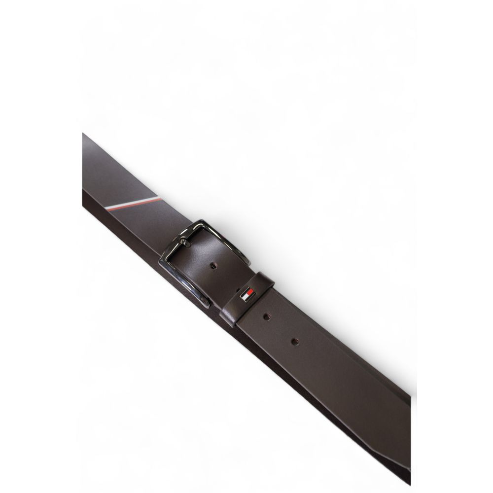 Tommy Hilfiger Brown Leather Belt - MARANOS