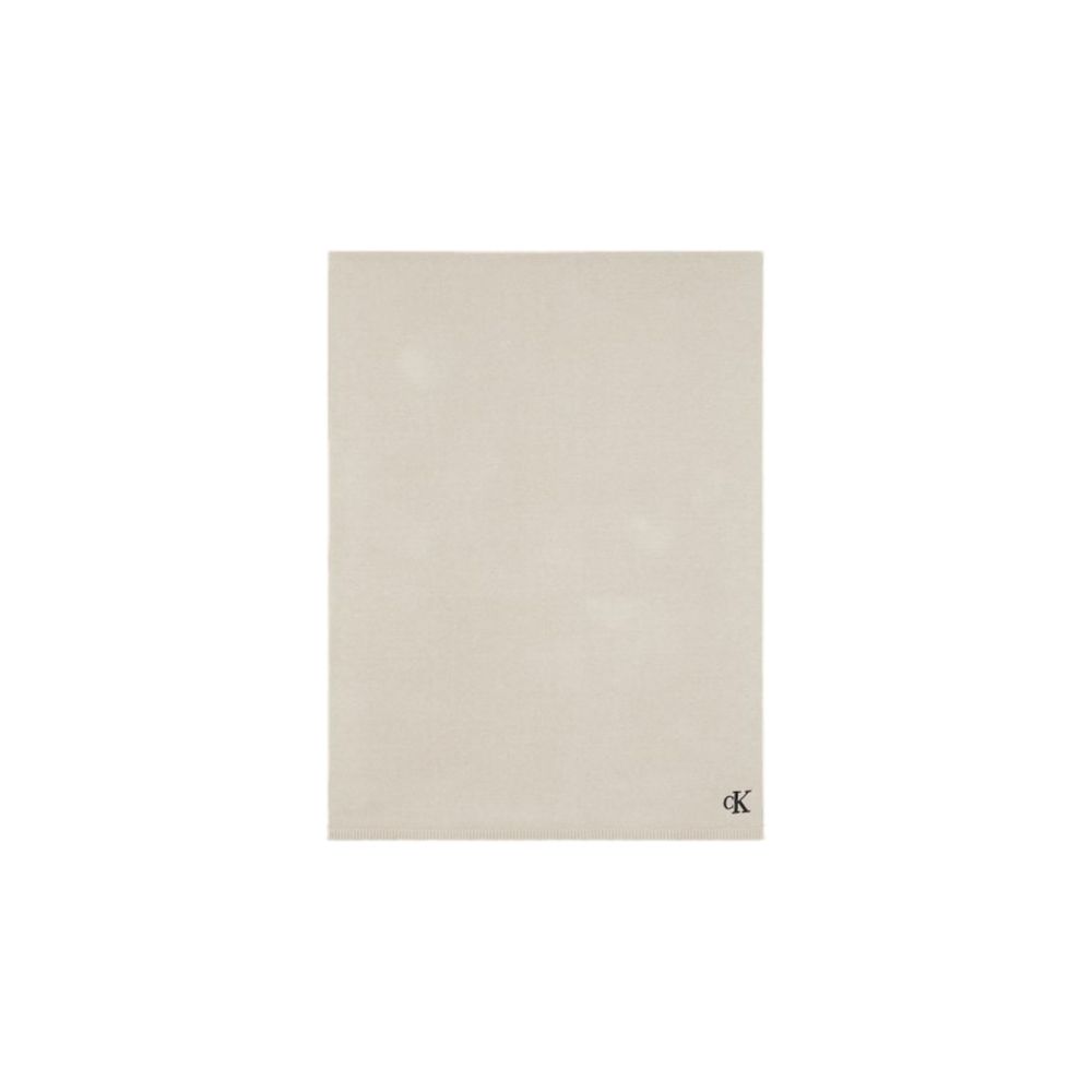 Calvin Klein Beige Cotton Scarf - MARANOS