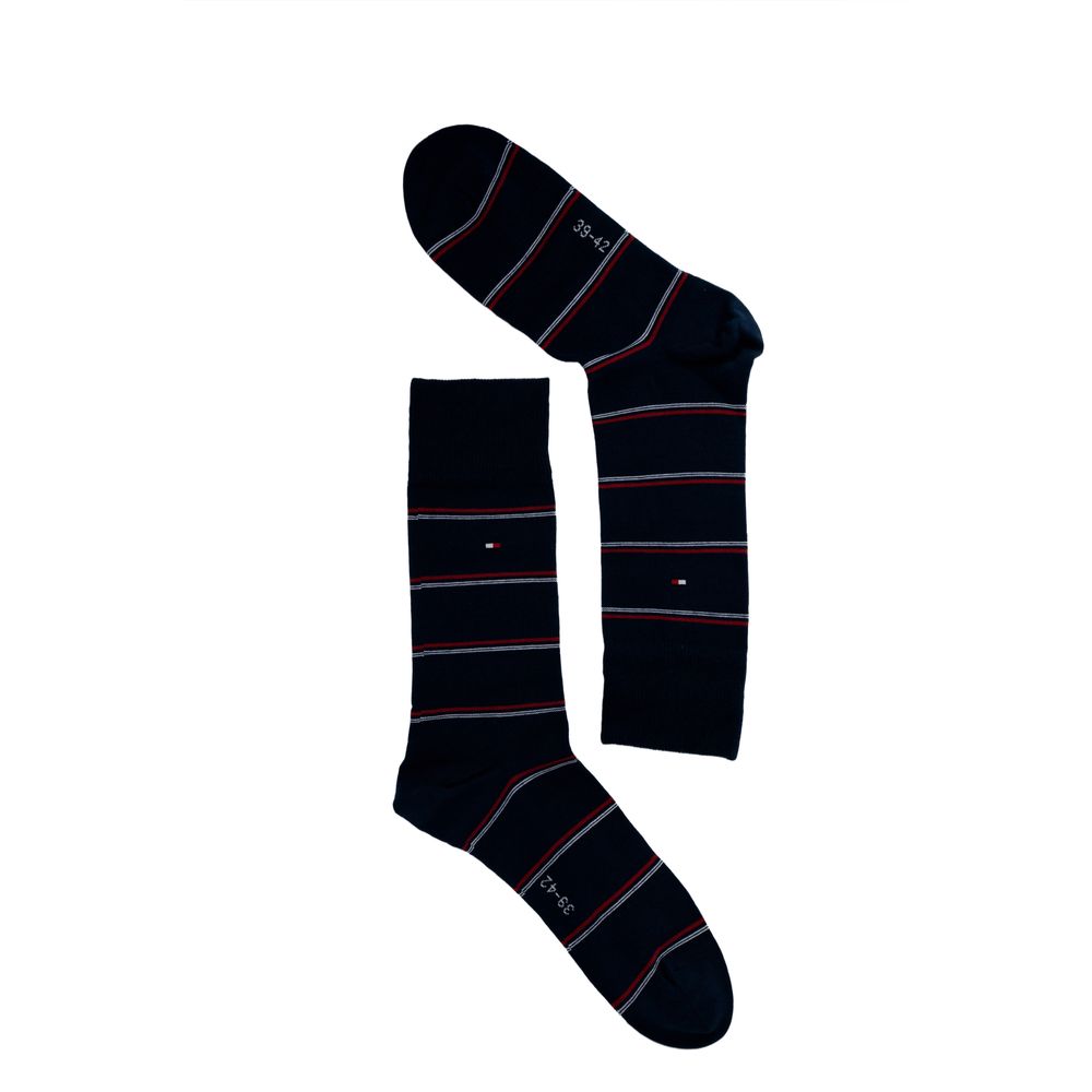 Tommy Hilfiger Blue Cotton Sock - MARANOS