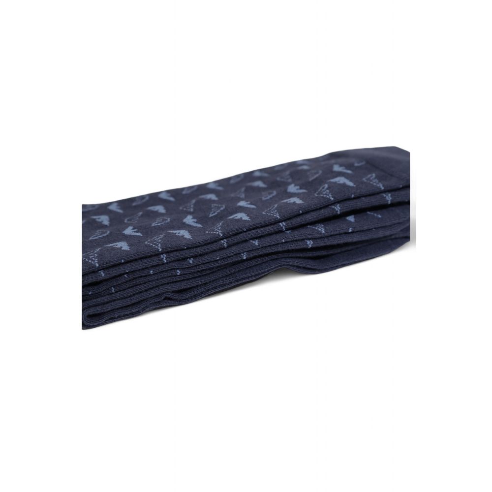 Emporio Armani Underwear Blue Cotton Sock - MARANOS