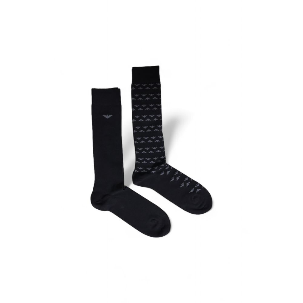 Emporio Armani Underwear Black Cotton Sock - MARANOS