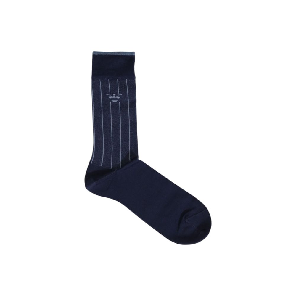 Emporio Armani Underwear Blue Cotton Sock - MARANOS