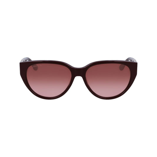 Lacoste Rood Acetate Zonnebril Lacoste