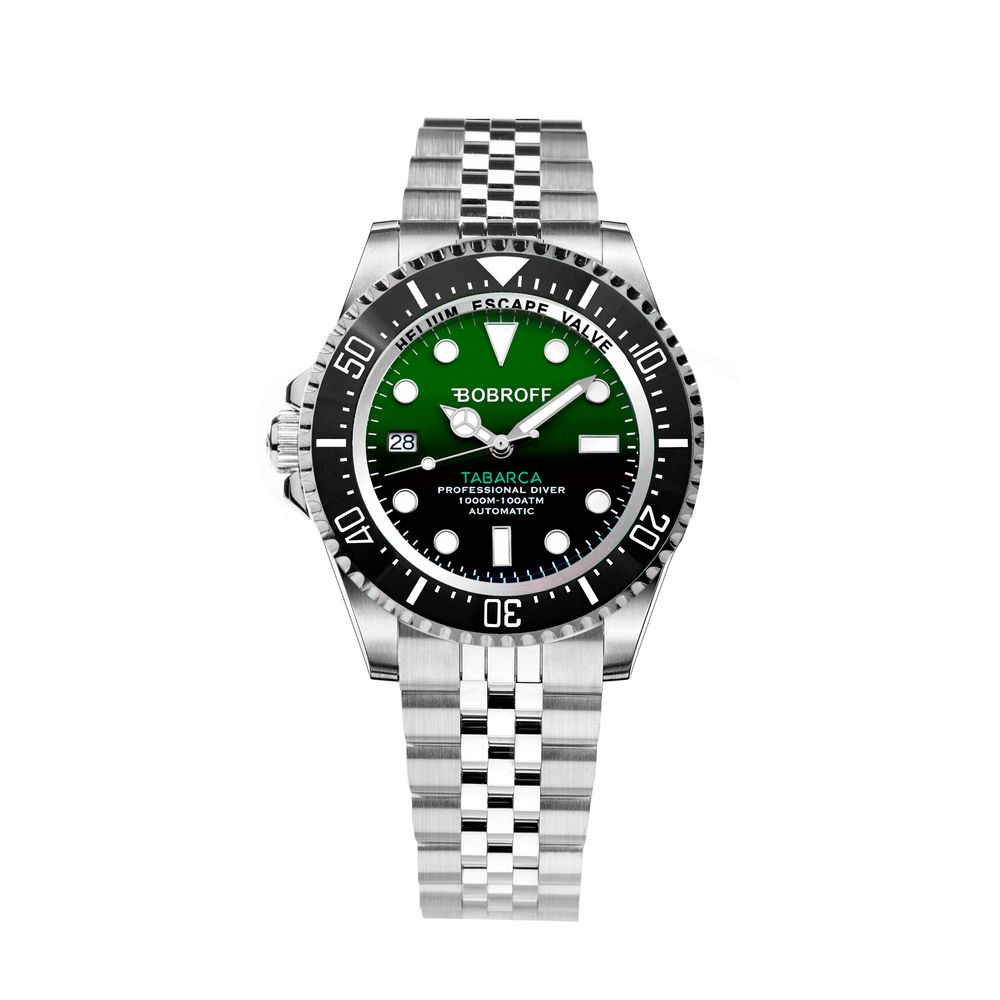 Bobroff Zilver Roestvrij staal Horloge Bobroff