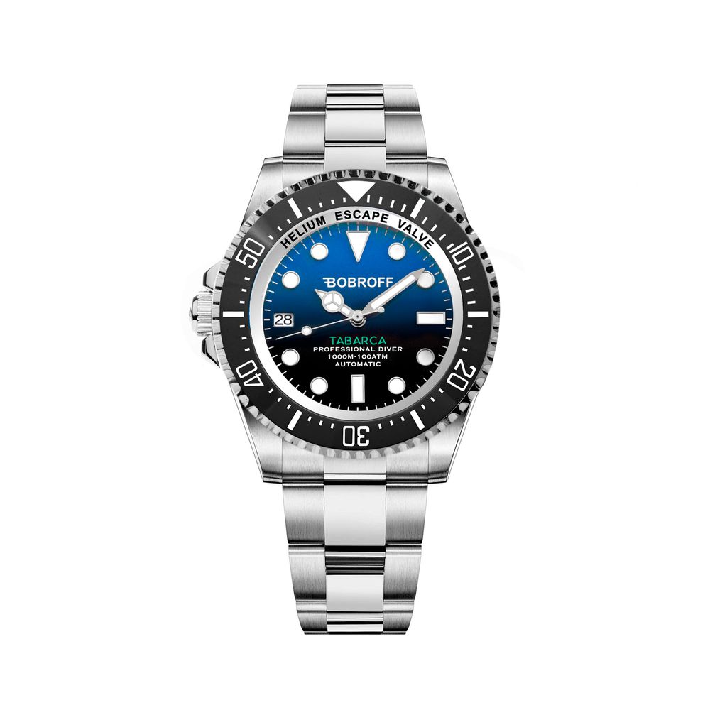 Bobroff Zilver Roestvrij staal Horloge Bobroff
