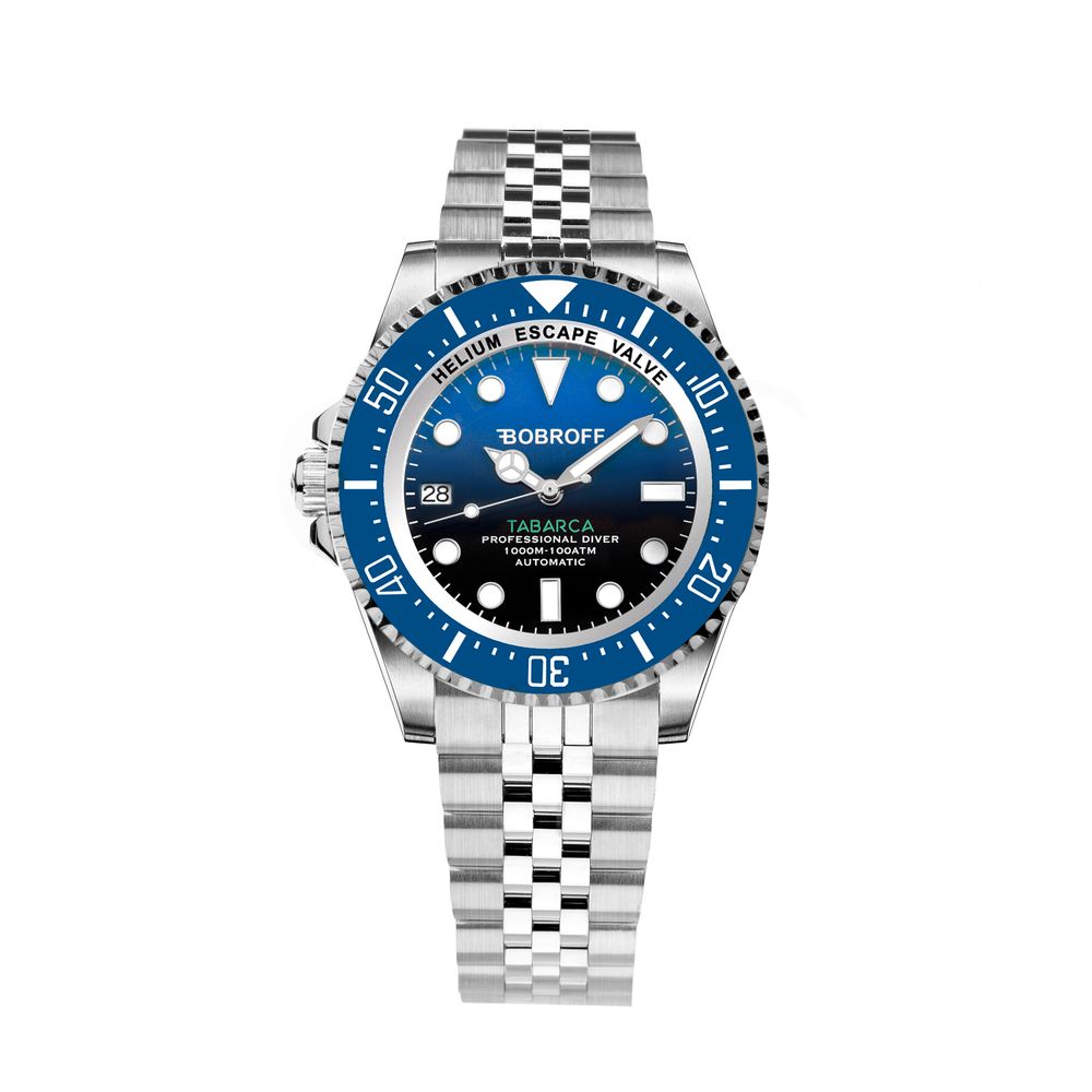 Bobroff Zilver Roestvrij staal Horloge Bobroff