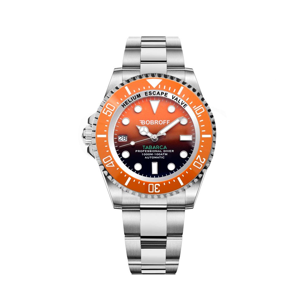 Bobroff Zilver Roestvrij staal Horloge Bobroff