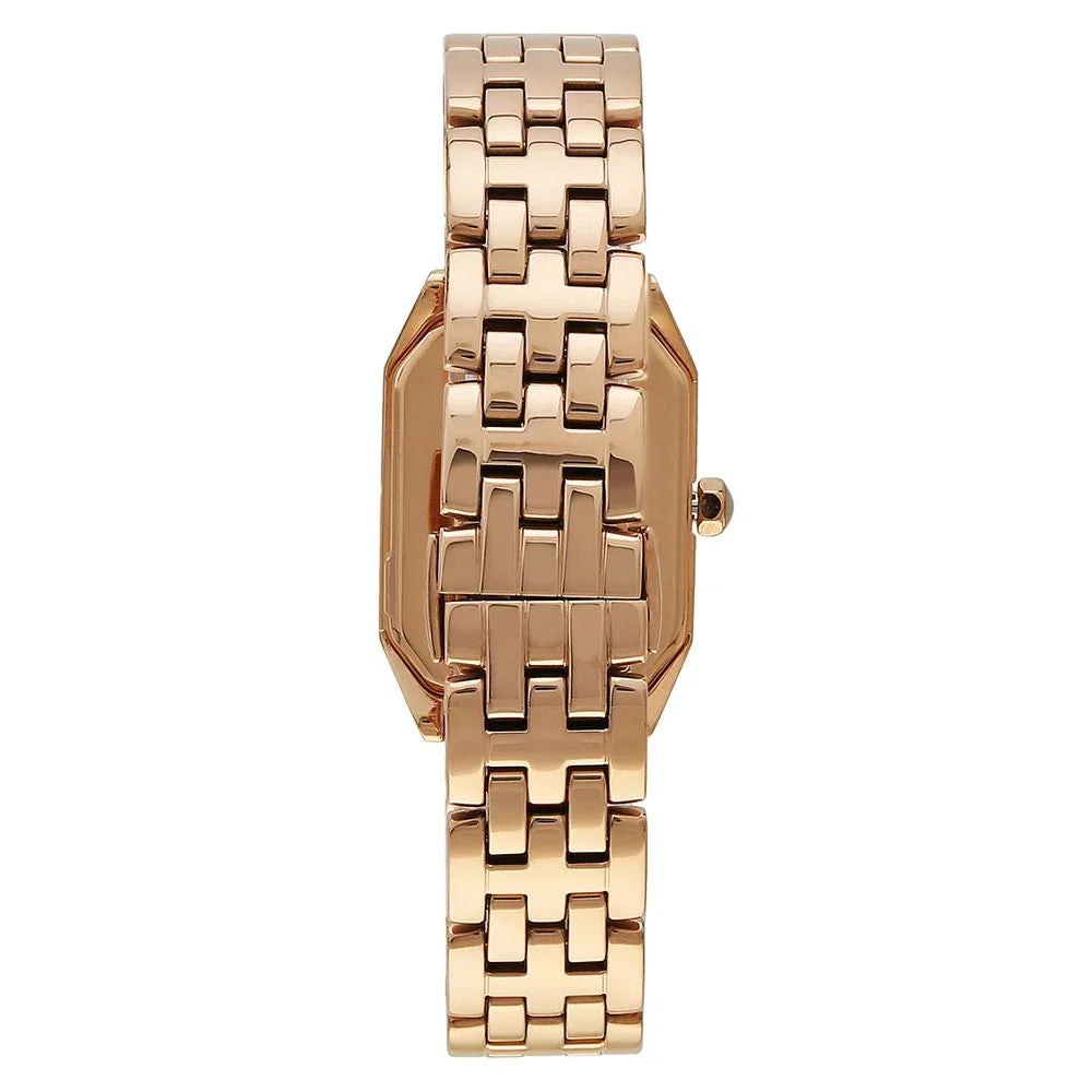 Armani Rose Goud Roestvrij staal Horloge - MARANOS