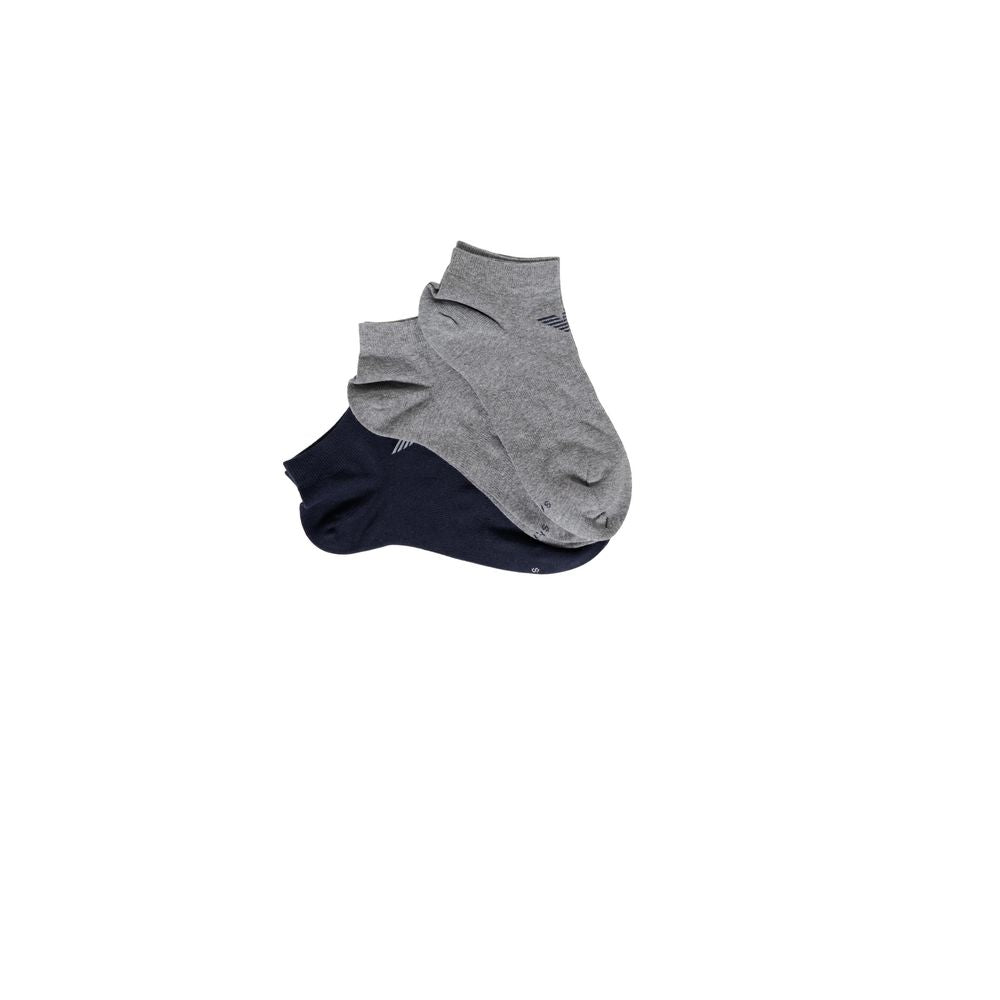 Emporio Armani Underwear Blue Cotton Sock - MARANOS