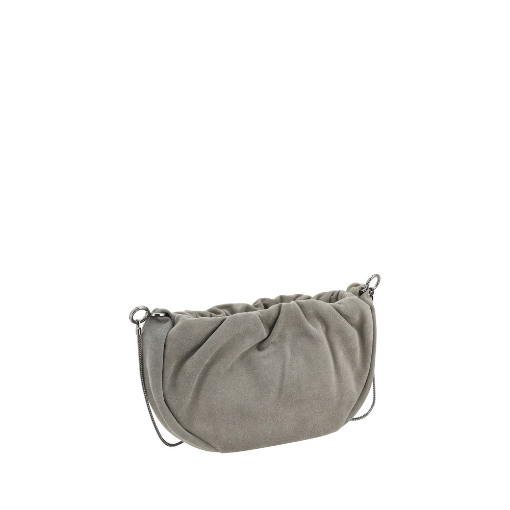 Brunello Cucinelli Suede Schoudertas