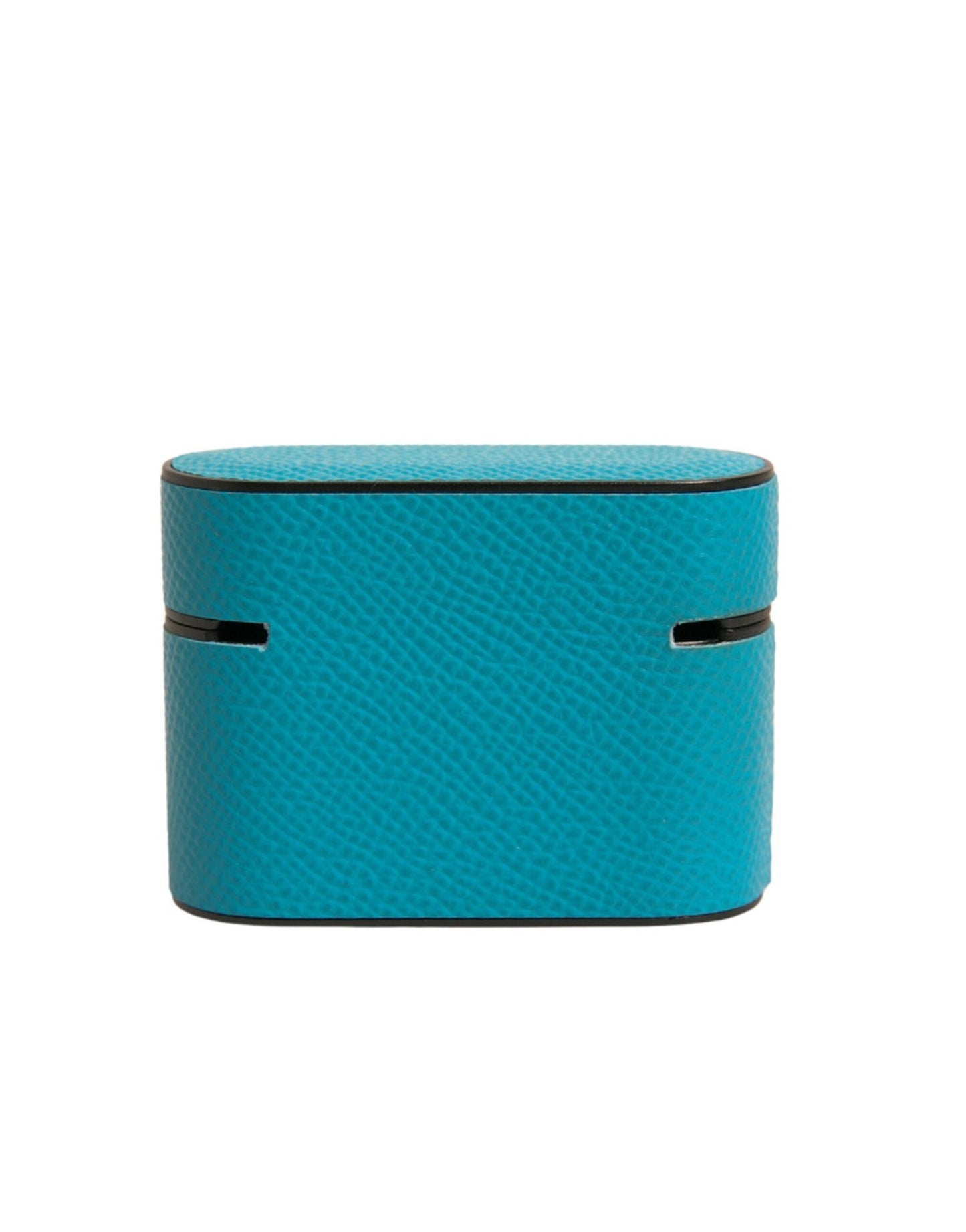 Dolce & Gabbana groene leren AirPods-hoes met metalen logoplaatje