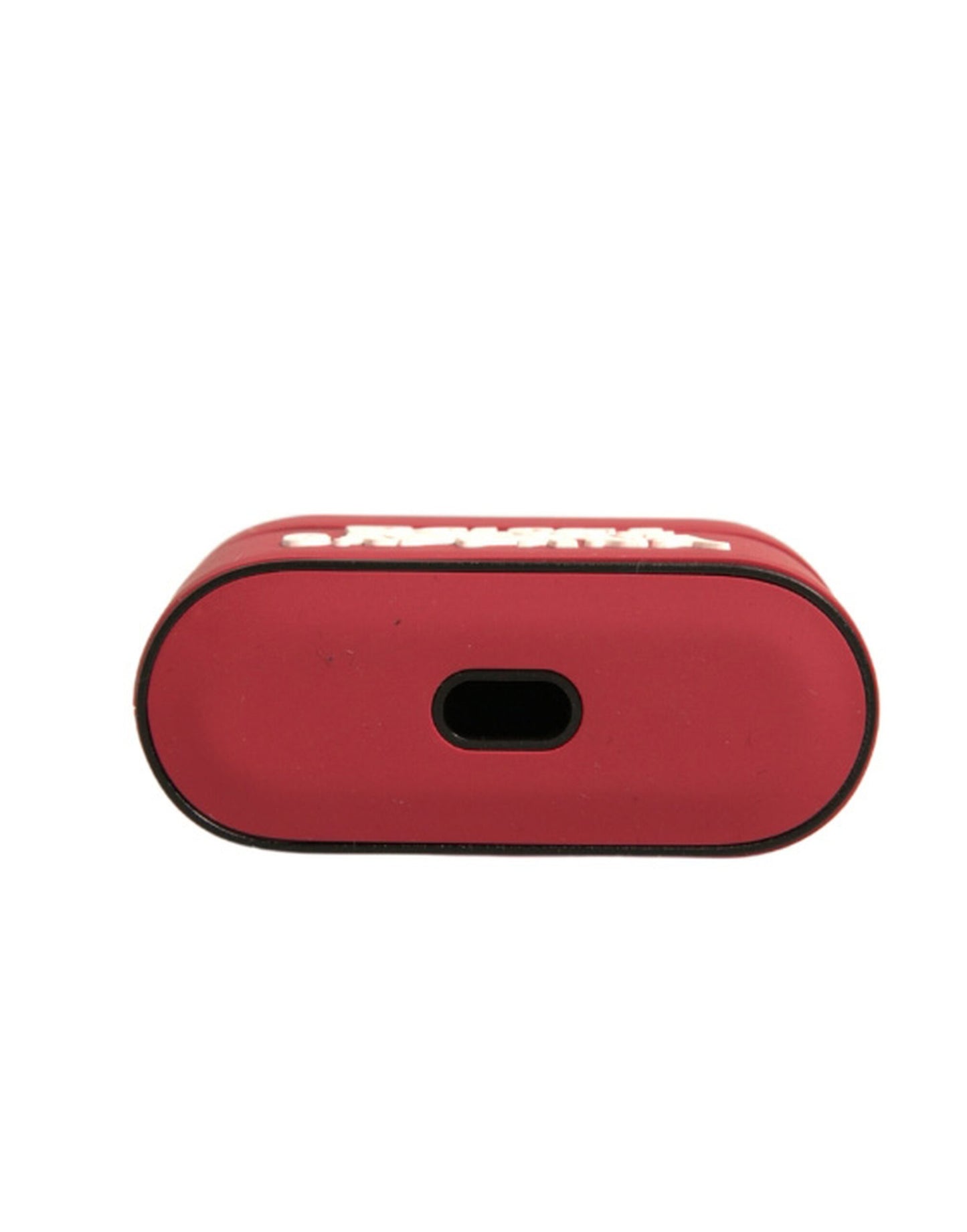 Dolce & Gabbana Rood PVC Embossed logo Plaque Holder Airpods Etui