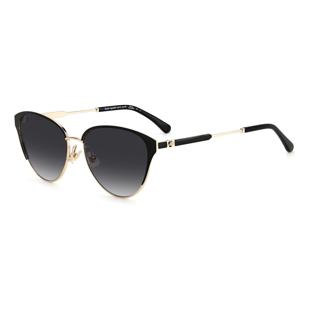 Kate Spade Zwart Metaal Zonnebril Kate Spade
