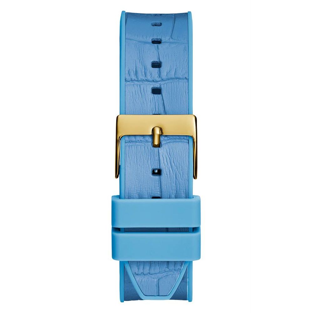 Guess horloge met blauwe siliconen band Guess