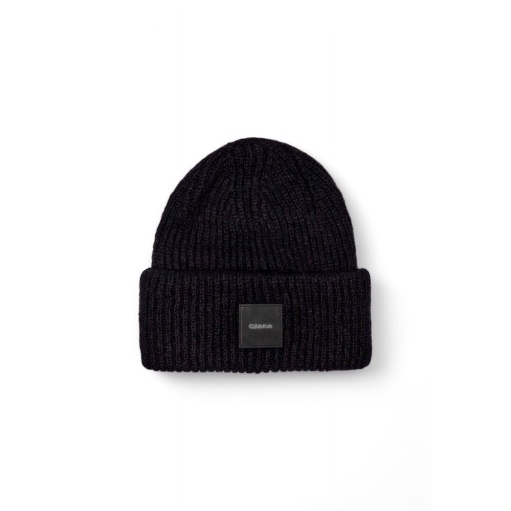 Calvin Klein Black Alpaca Leather Hats & Cap - MARANOS